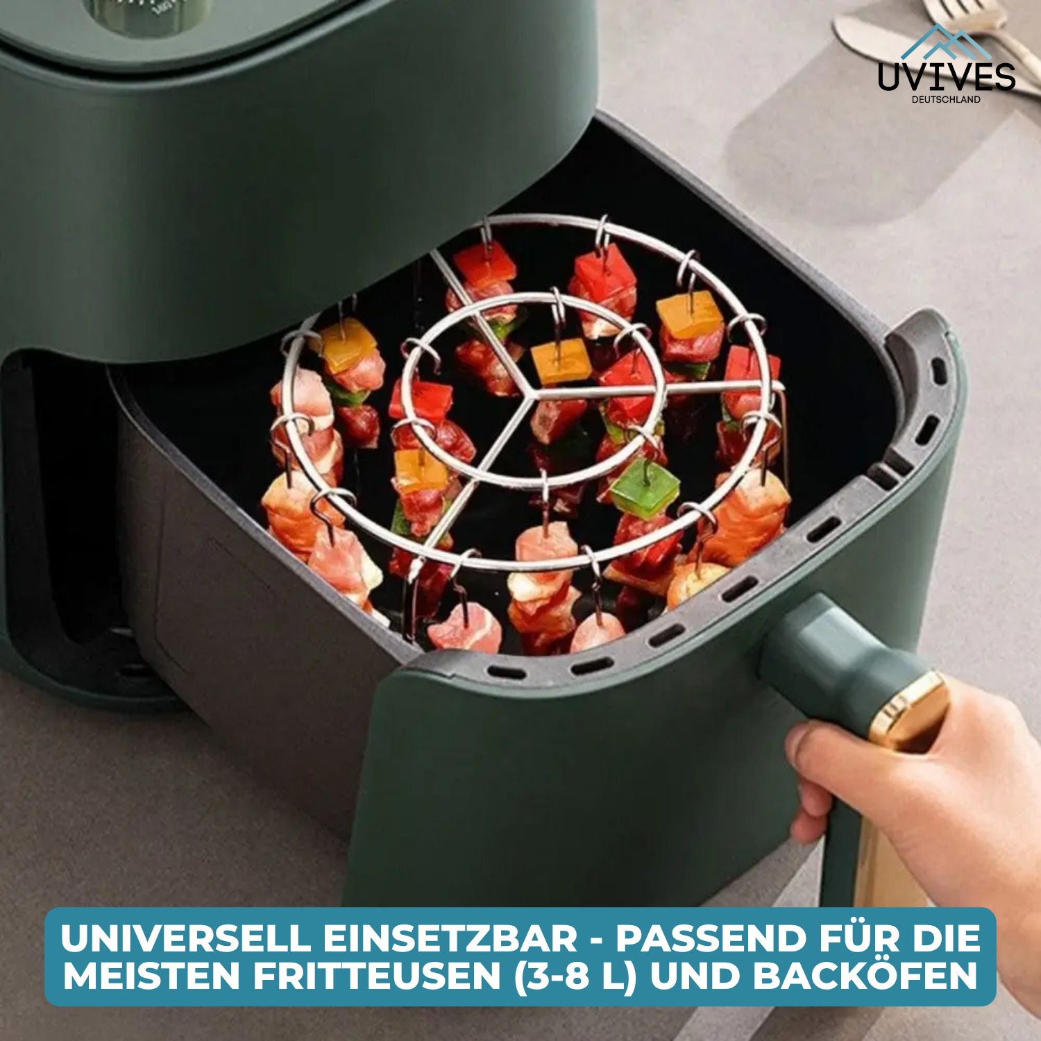 CrispGrill Set – Genießen Sie knuspriges Essen ohne Rauch oder Fett!