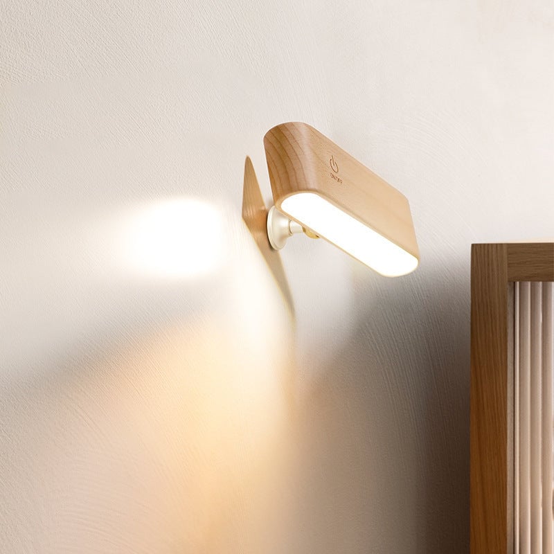 TurnLight - 360-Grad-Drehbare Magnetische Massivholzlampe