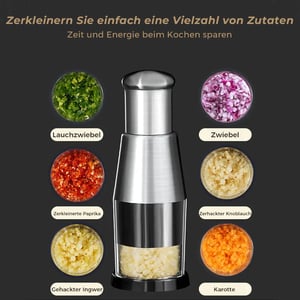 PressChop – Mühelos Knoblauch & Co. zerkleinern