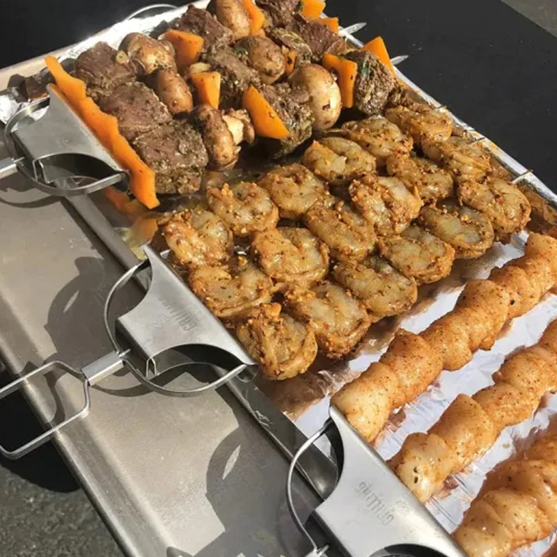 1+1 GRATIS | GrillTwist™ – Perfekt gegrillte Spieße in Sekunden