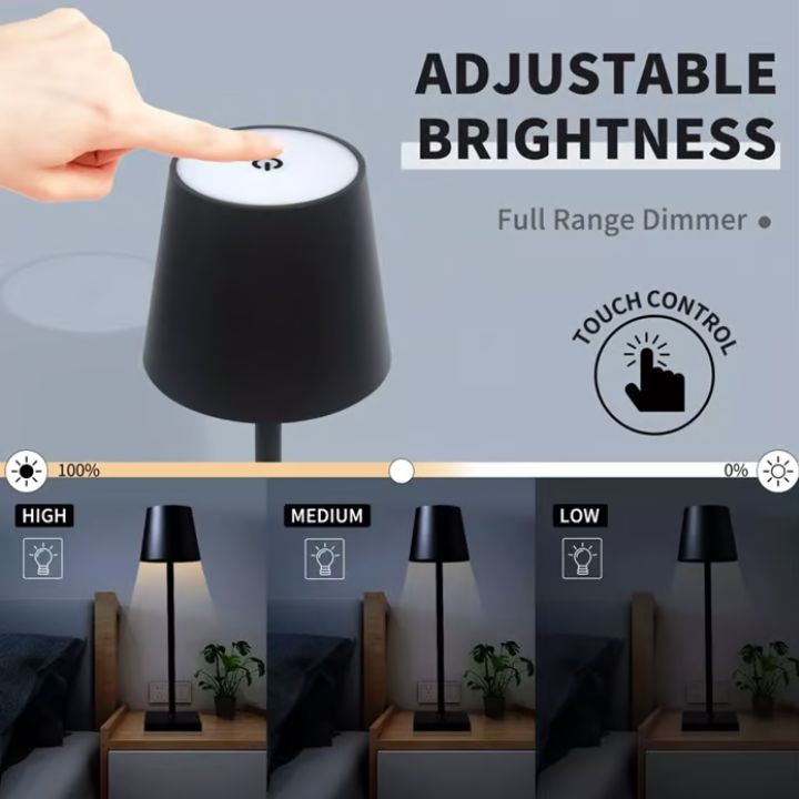 LumeMate - Tragbare kabellose LED-Tischleuchte