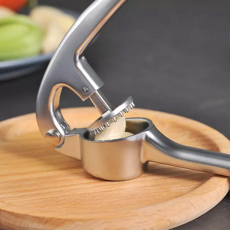 GarlicPress - Edelstahl-Knoblauchpresse mit ergonomischem Griff