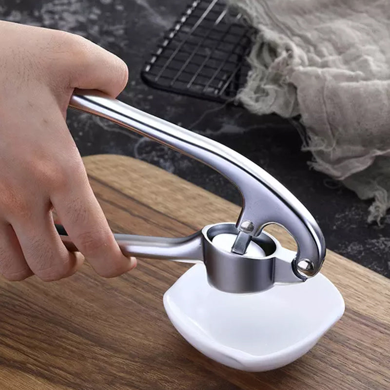 GarlicPress - Edelstahl-Knoblauchpresse mit ergonomischem Griff