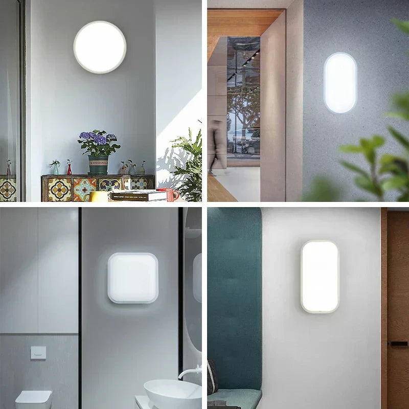 Hydralume LED Deckenleuchte IP65 | Wasserdicht & Staubdicht | Für Bad & Küche | 15–30W | Verschiedene Formen