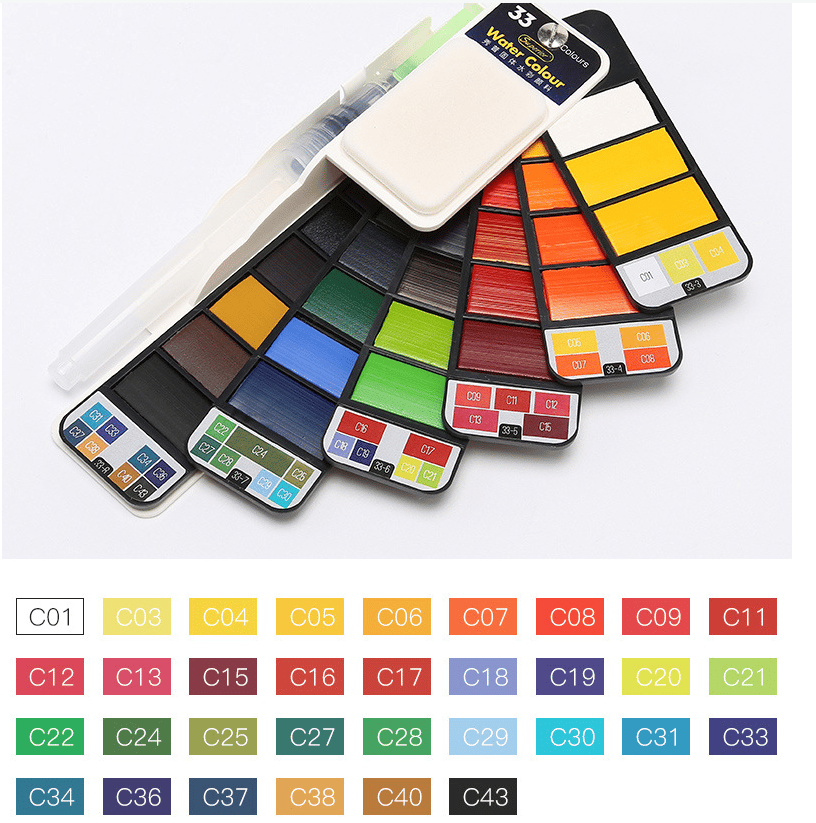 ArtWander - Handliches Aquarell-Reiseset