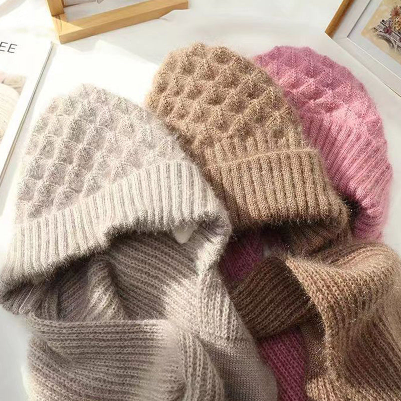 1+1 GRATIS | ScarfBeanie - Damenschal und Beanie-Mütze in einem