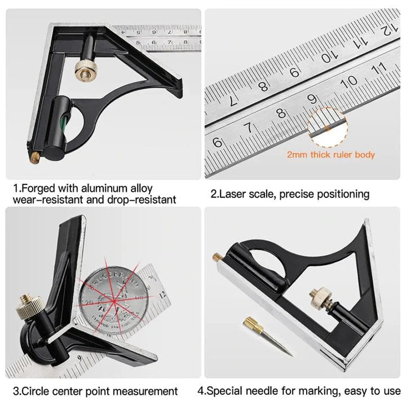 MultiAngle - Bewegliches Winkellineal-Set