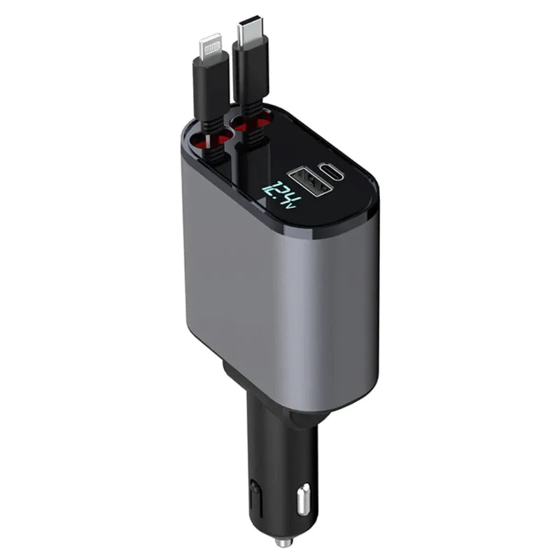 QuadCharge - Aufrollbares Schnellladegerät für das Auto