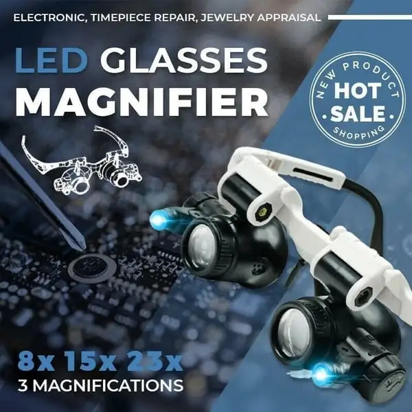 OptiBright - LED-Lupenbrille