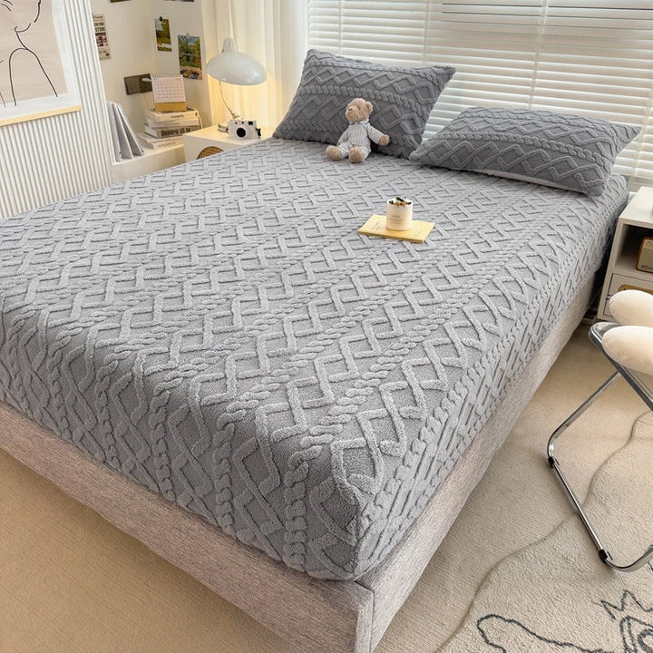 LuxuraSheet™ - Neues Flanell-Samt-Bettlaken
