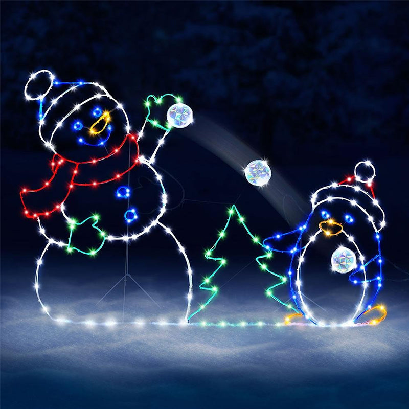 SnowGlow - Spielerisch animiertes Schneeball-Licht