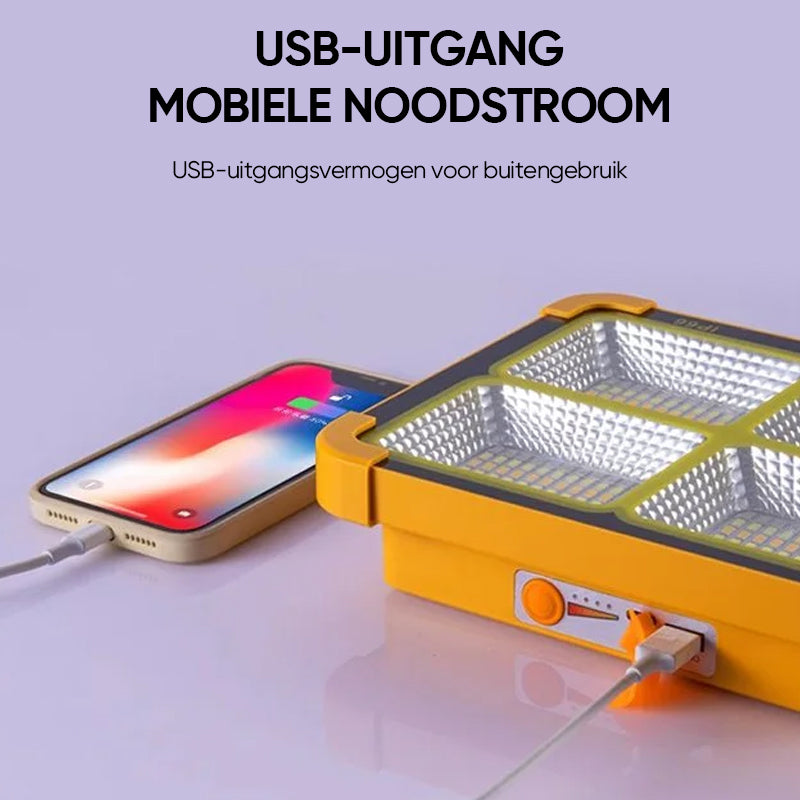 LumiSun - Tragbare Solar-Außenlampe