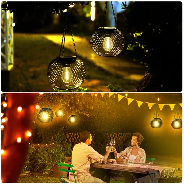 VintageGlow - Solarbeleuchtung im Retro-Stil für charmante Gartenatmosphäre