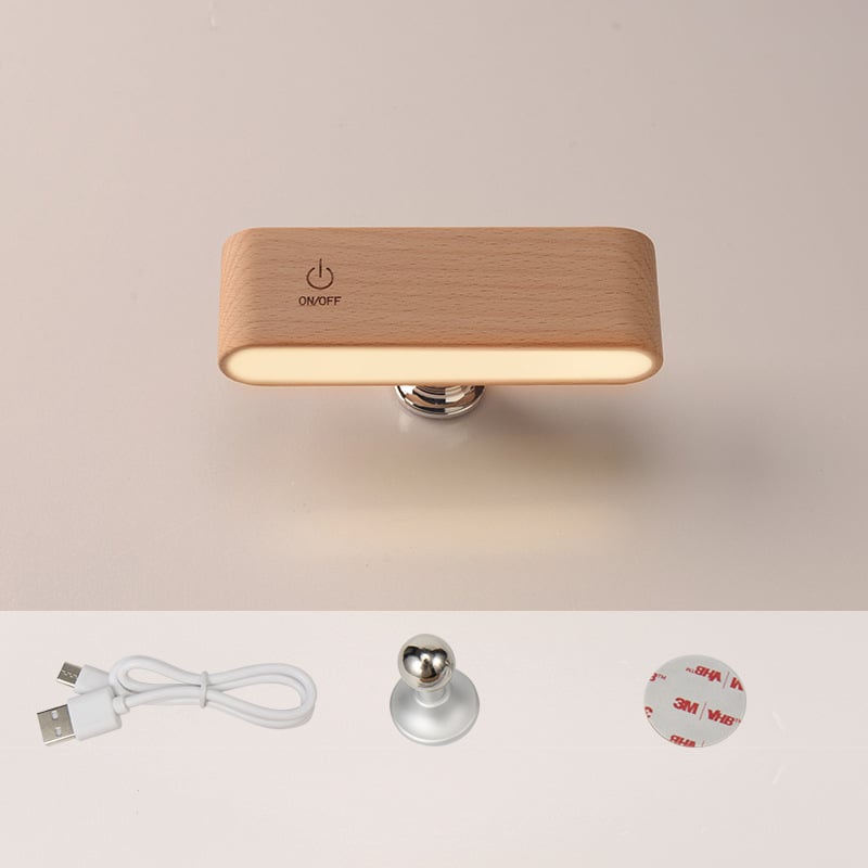 TurnLight - 360-Grad-Drehbare Magnetische Massivholzlampe
