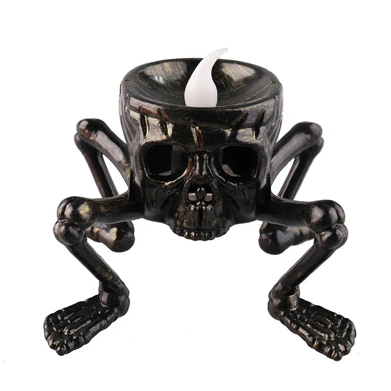 2+1 GRATIS | GhostFlare - Halloween Hand & Totenkopf Kerzenständer