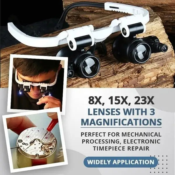 OptiBright - LED-Lupenbrille