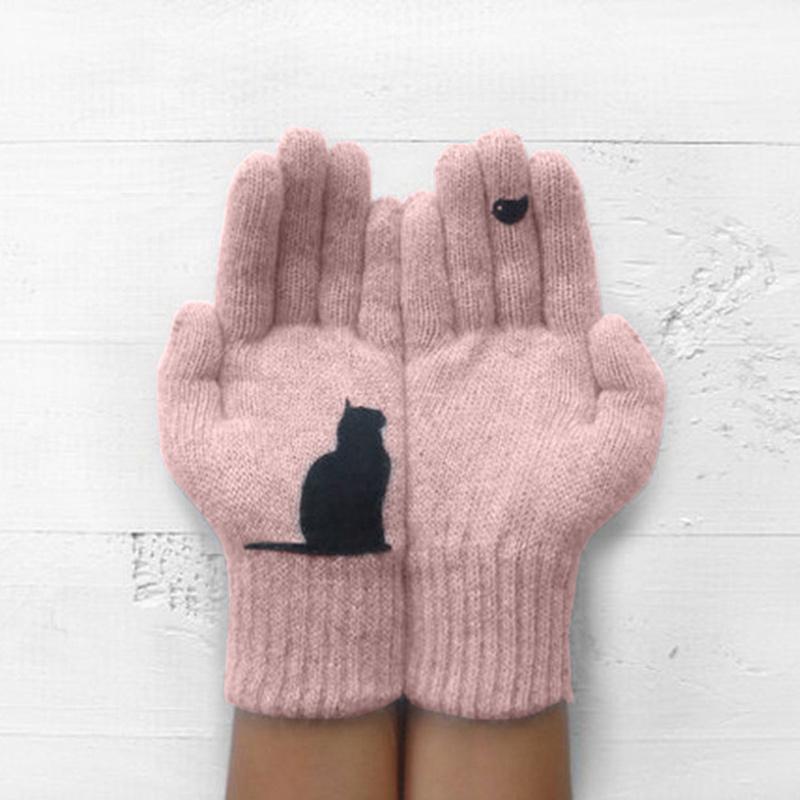 MeowMitts - Katzenfächer Baumwollhandschuhe