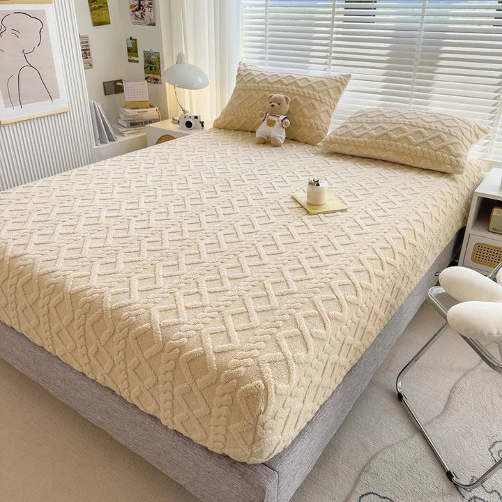 LuxuraSheet™ - Neues Flanell-Samt-Bettlaken