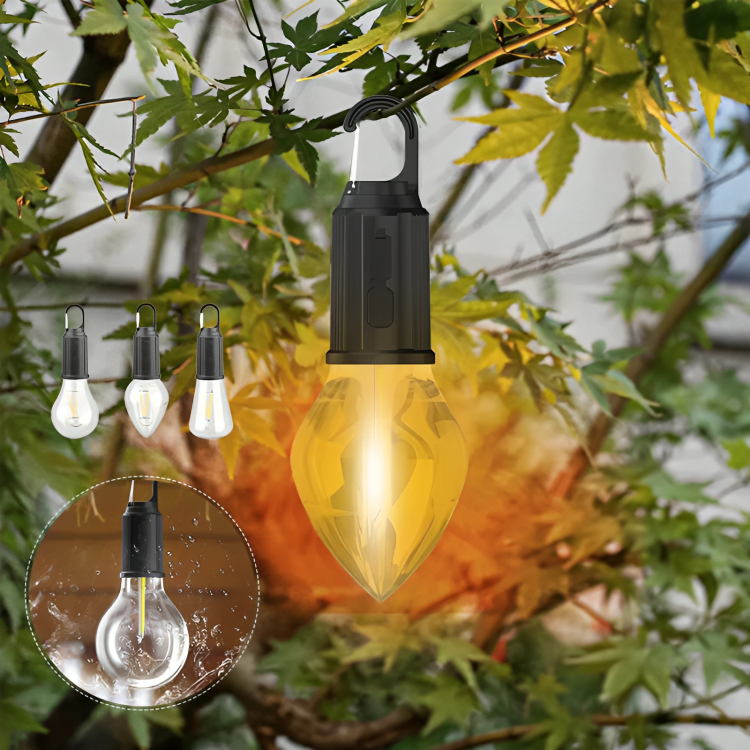 1+1 GRATIS | HangingGlow - Wiederaufladbare Glühbirne