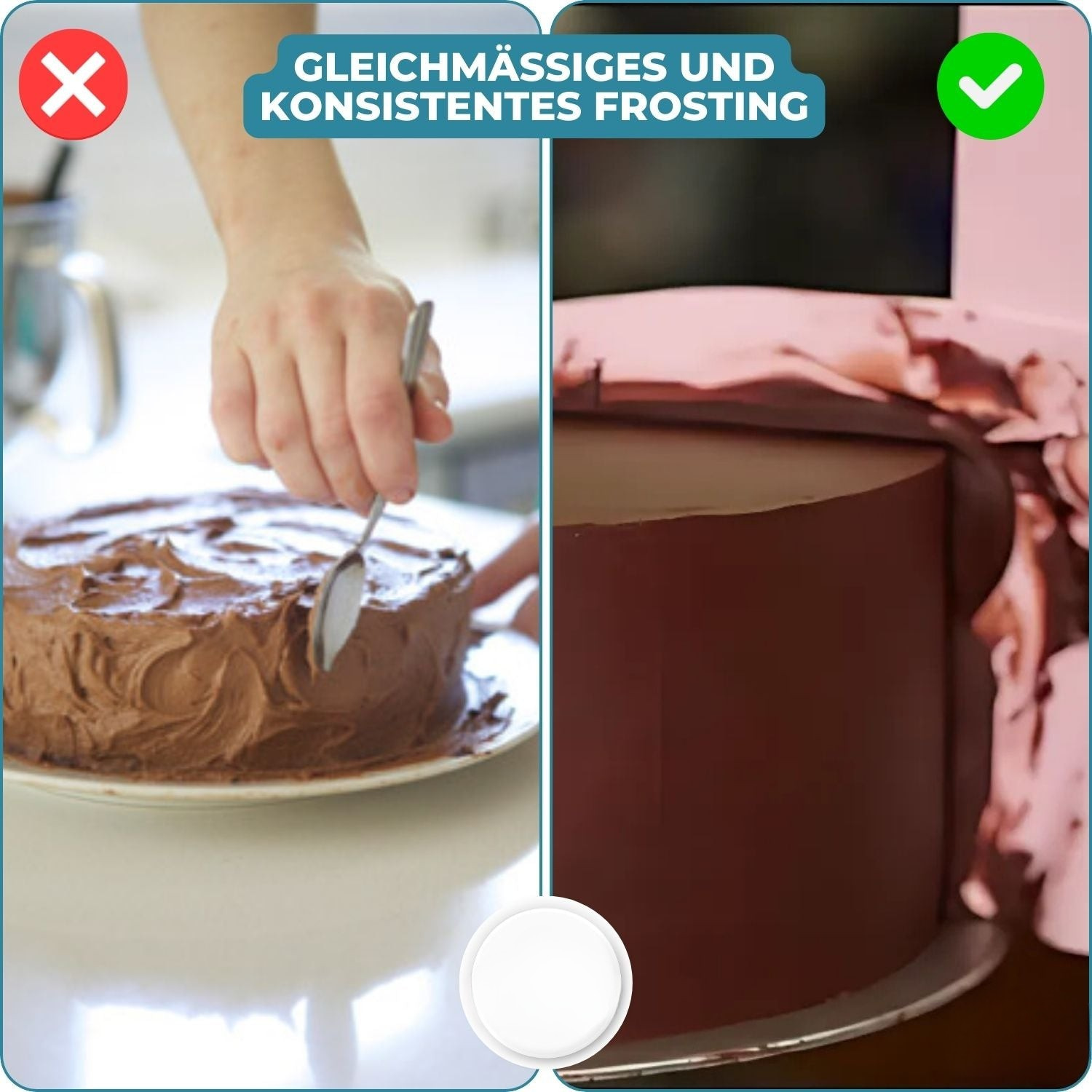 CakeCrafter - Verstellbarer Tortenschaber und Glätter