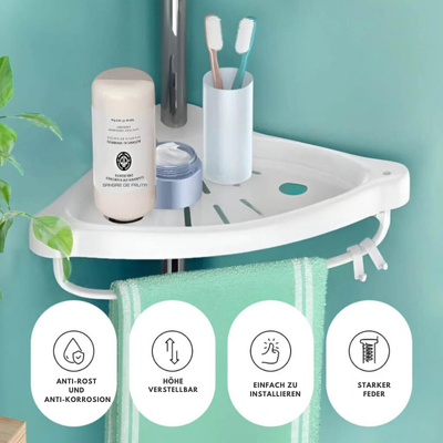 BathStorage – Badezimmerregal, Perfekte Ordnung im Badezimmer