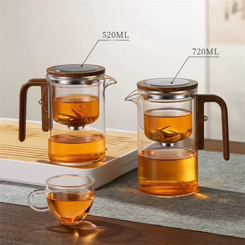 Tealuxe - Elegantne klaasist teekann koos infusoriga