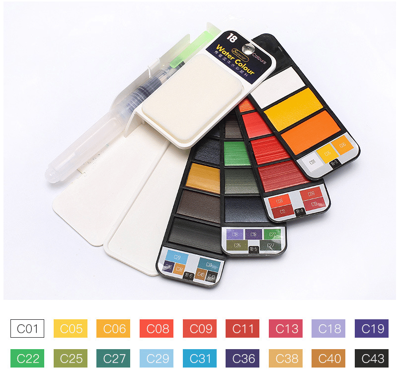 ArtWander - Handliches Aquarell-Reiseset
