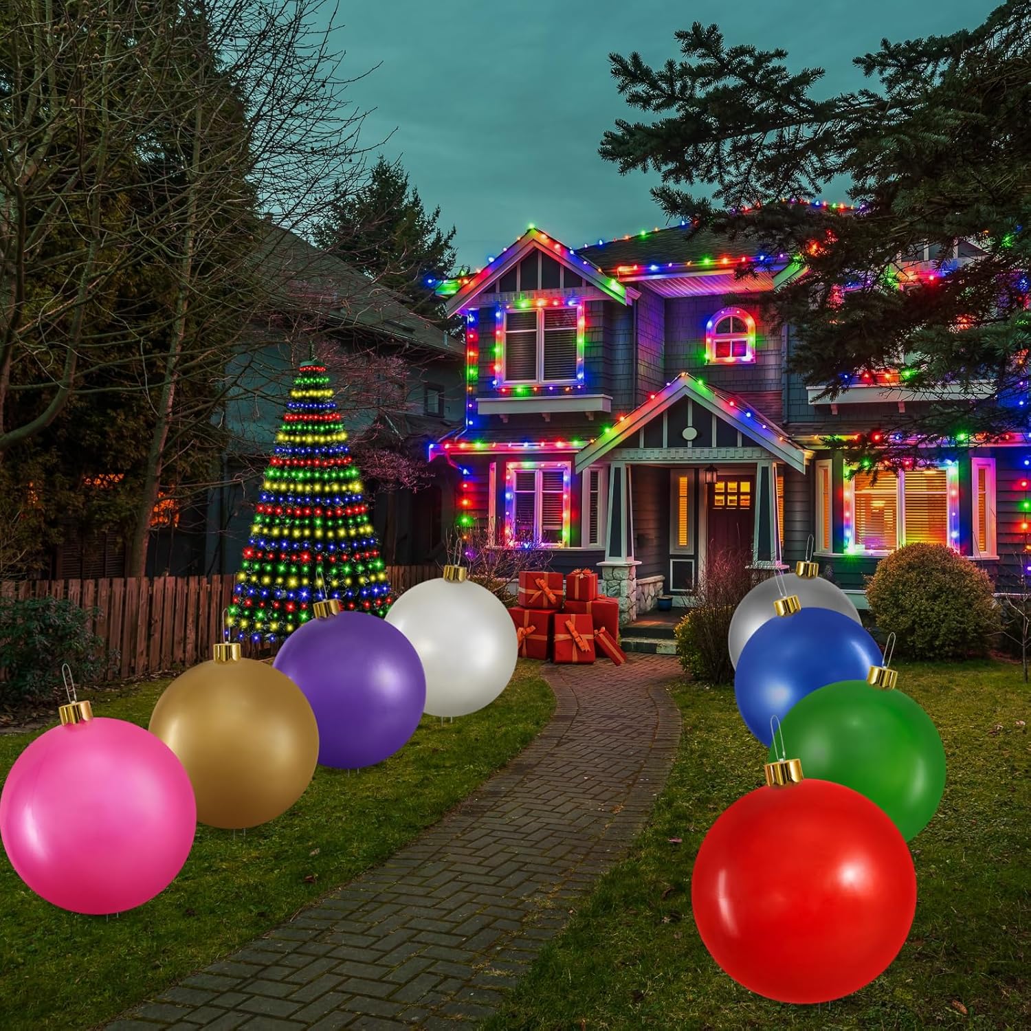 MerrySphere - Aufblasbare Weihnachtskugel in Übergröße