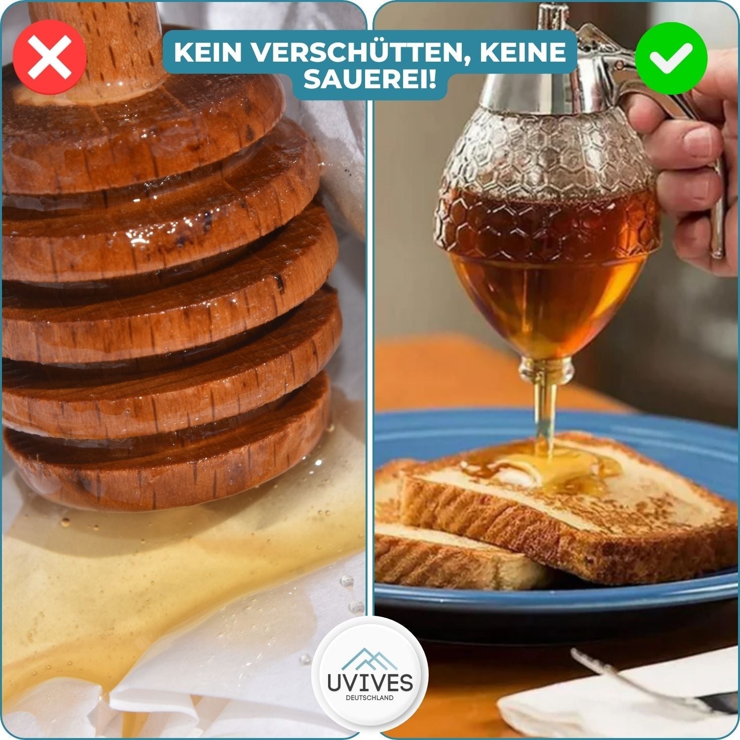 HoneyFlow - Eleganter und praktischer Honigspender