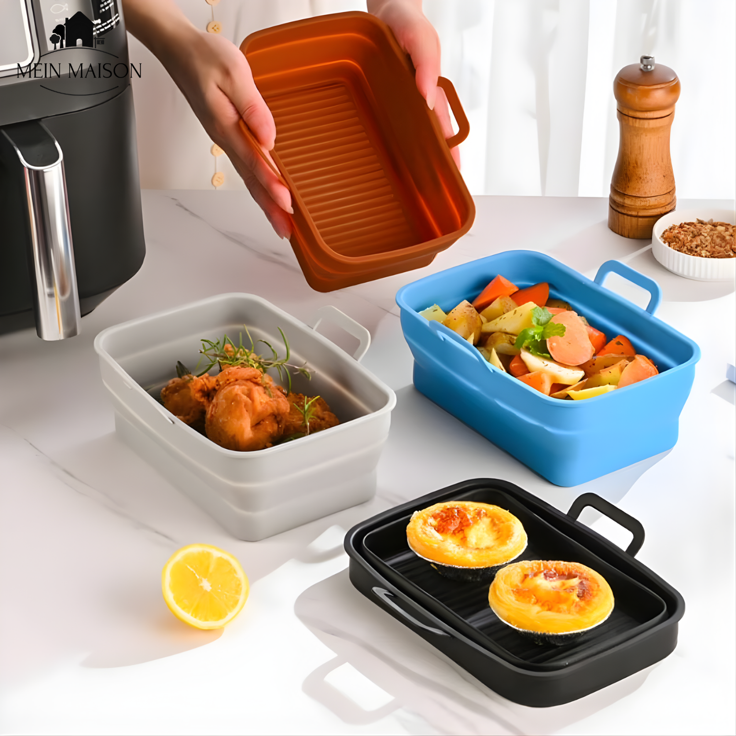 CrispMate – Die cleveren Airfryer-Einsätze!