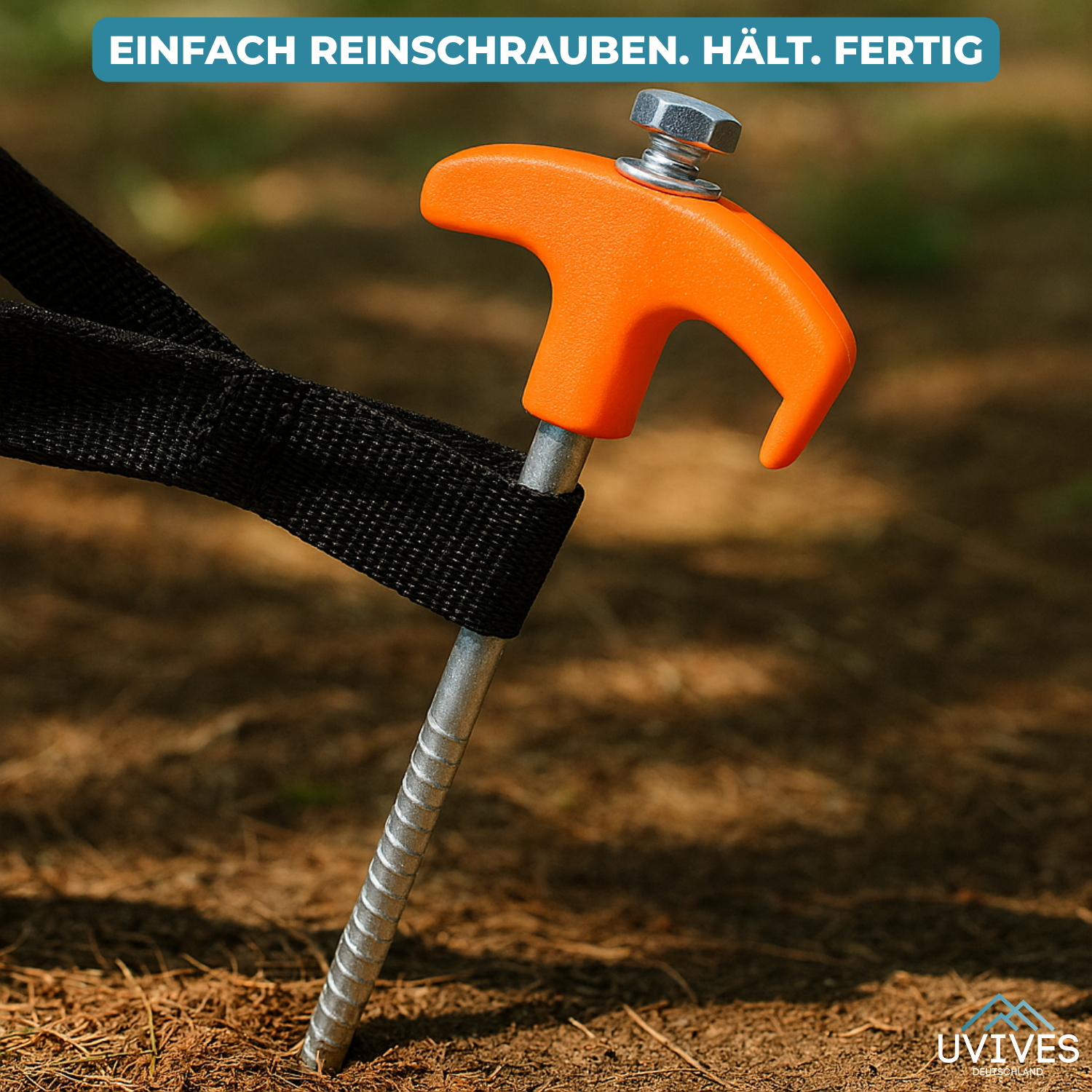 2+2 GRATIS | DrillPeg – Zelt sicher verankern in Sekunden