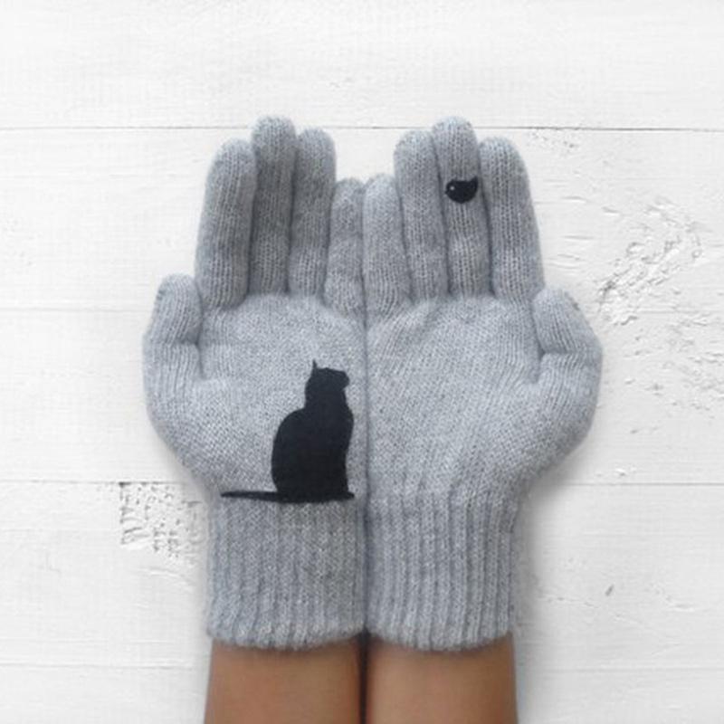 MeowMitts - Katzenfächer Baumwollhandschuhe
