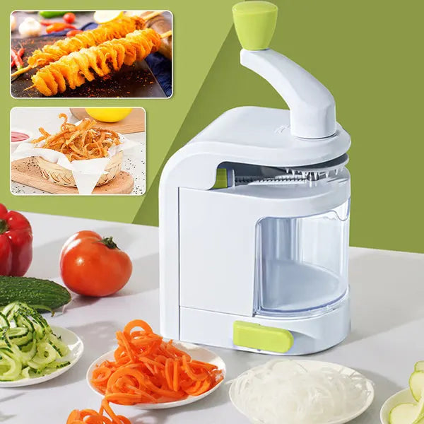 SpinCarve – Manueller Gemüsespiralisierer für Kreatives Kochen