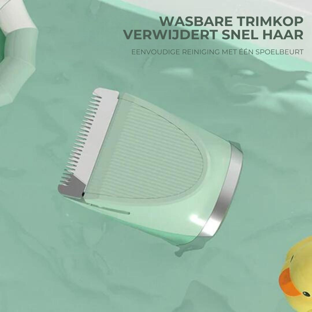 Tierpflegegerät Groomilo 4-in-1 | Leise & Wiederaufladbar | Für Fell & Krallen | Weiß-Grün
