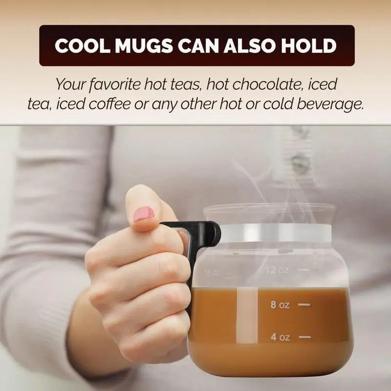 BrewMate – Stilvoller Glasbecher mit Kaffeekannen-Design