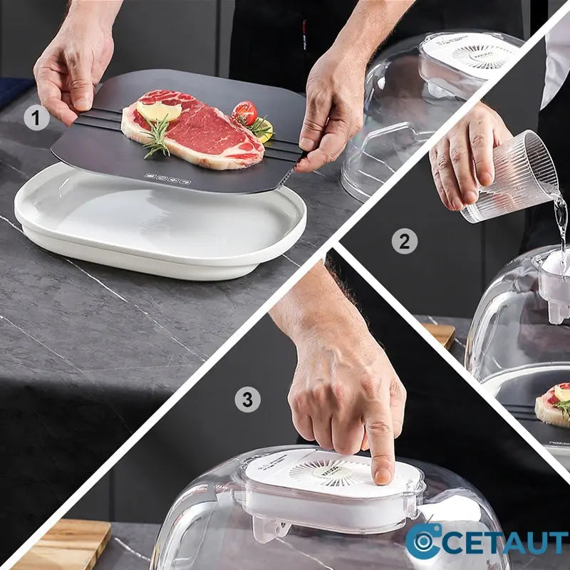 FreshThaw Pro – Auftauen von Fleisch in Minuten, nicht Stunden!