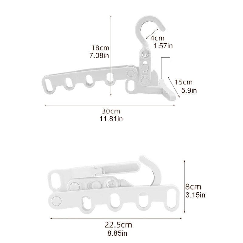 2+1 GRATIS | FoldiHooks - Ihr kompaktes Kleiderbügel-Set