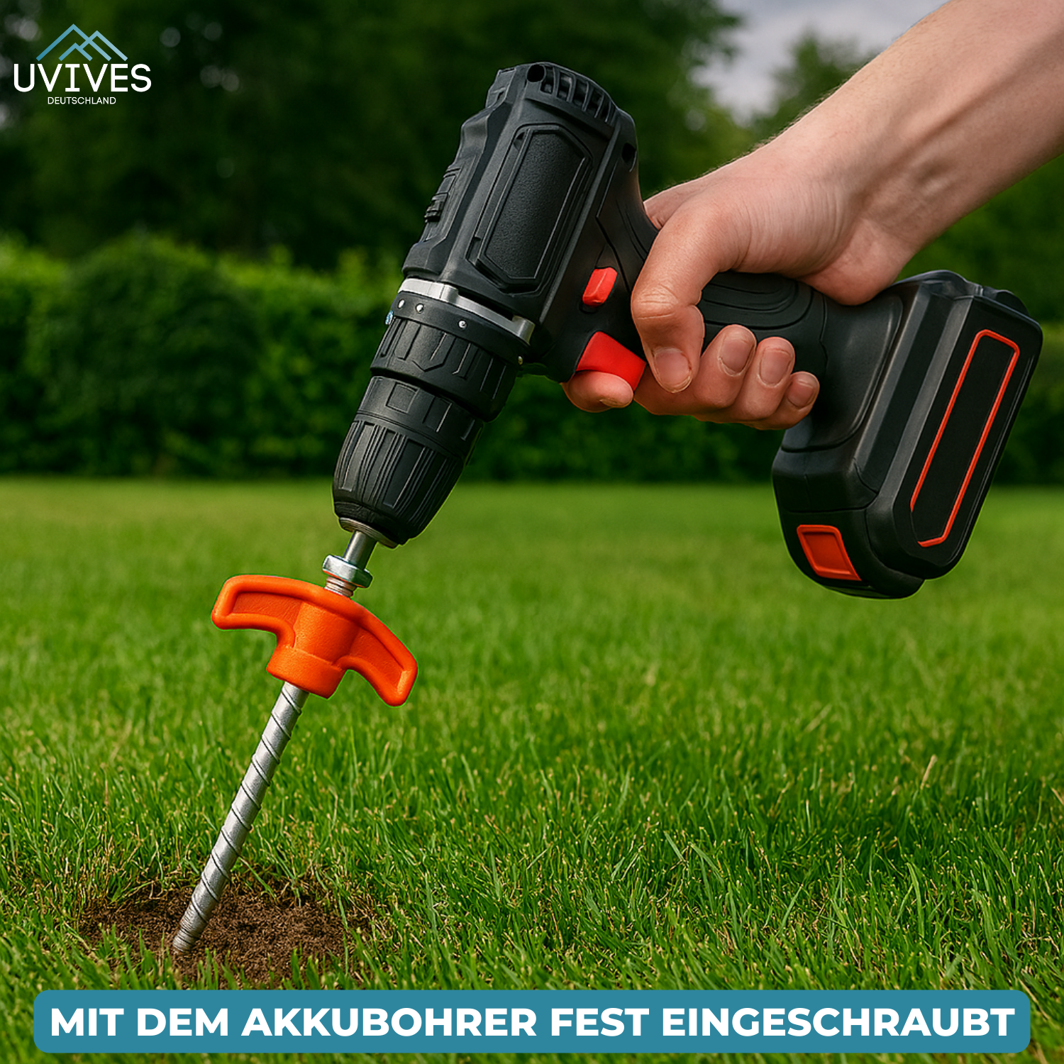2+2 GRATIS | DrillPeg – Zelt sicher verankern in Sekunden