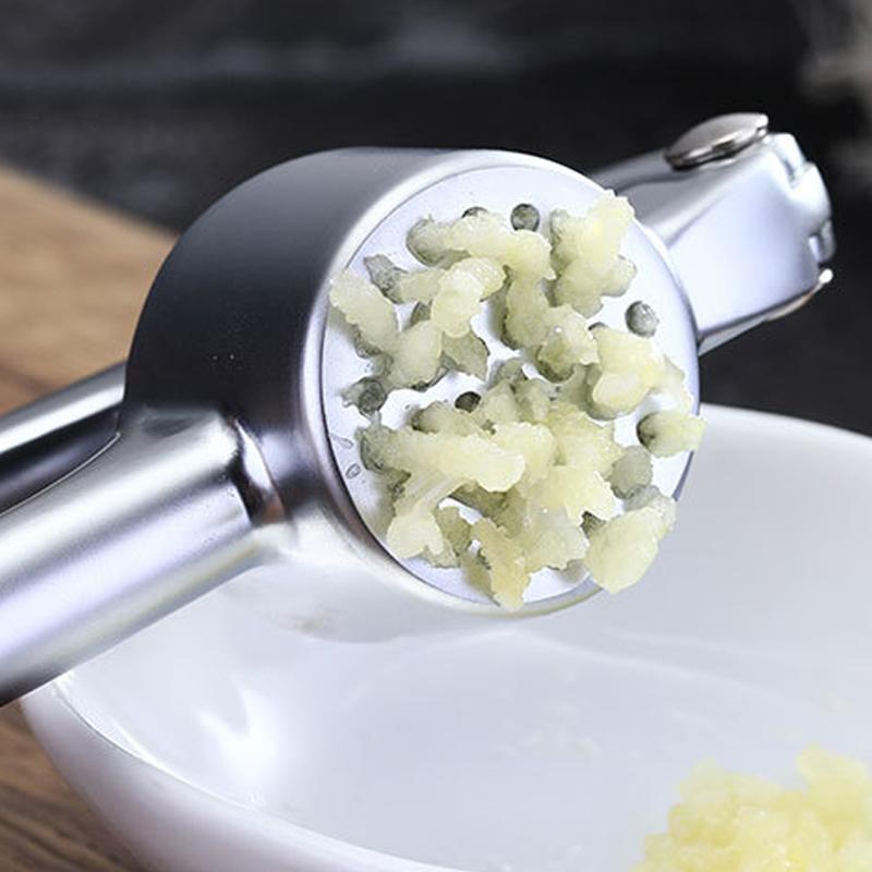 GarlicPress - Edelstahl-Knoblauchpresse mit ergonomischem Griff