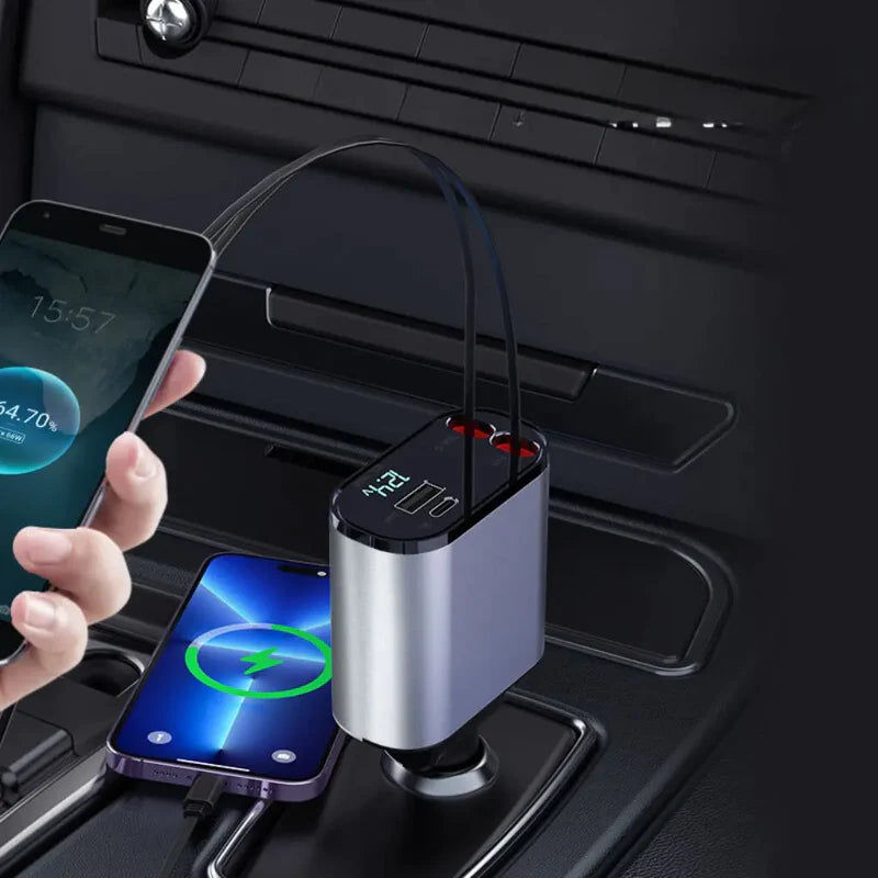 QuadCharge - Aufrollbares Schnellladegerät für das Auto
