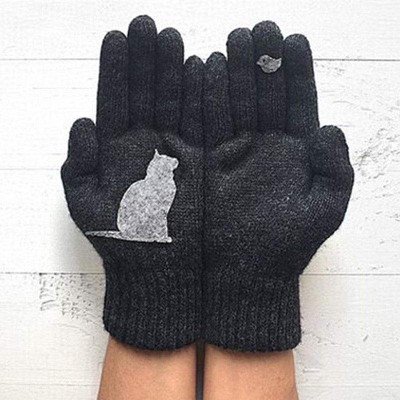 MeowMitts - Katzenfächer Baumwollhandschuhe