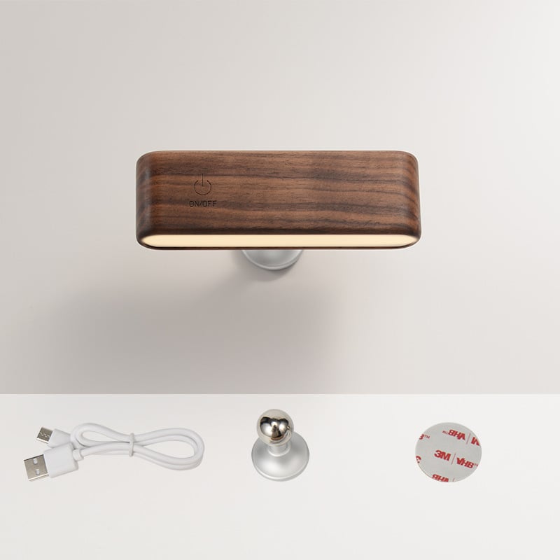 TurnLight - 360-Grad-Drehbare Magnetische Massivholzlampe