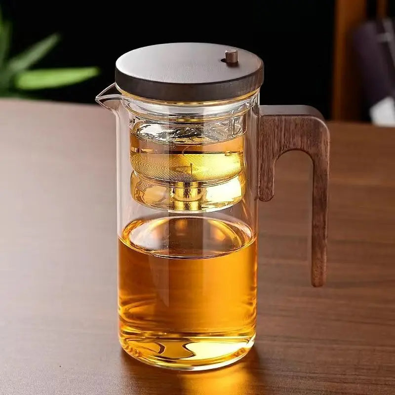 Tealuxe - Elegantne klaasist teekann koos infusoriga