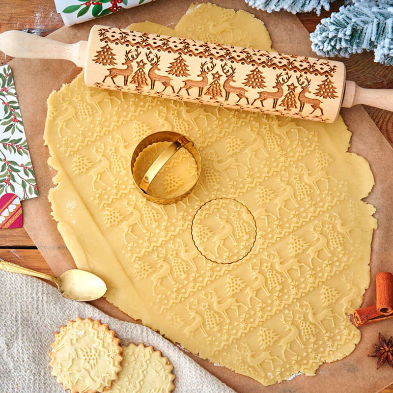 ChristmasRoller™ - Weihnachts-Nudelholz für Plätzchen [Letzter Tag Rabatt]