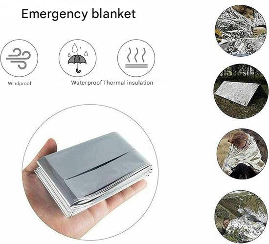 TrekFort Notfall Survival Kit | 15-in-1 Ausrüstung | Mit Dynamo, Solar & USB-Licht | Wasserdichtes Case