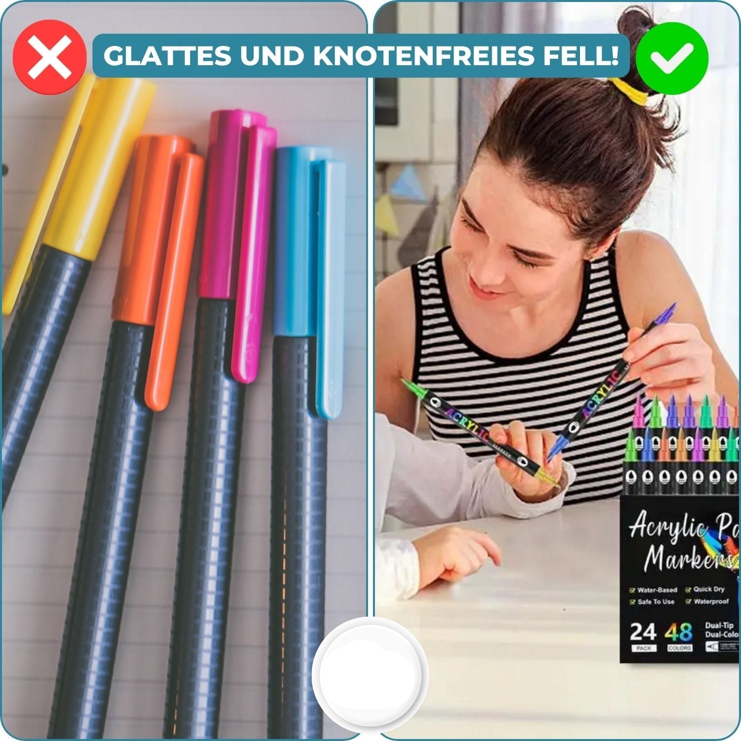 InkGlow - Acrylfarbe Markerstift
