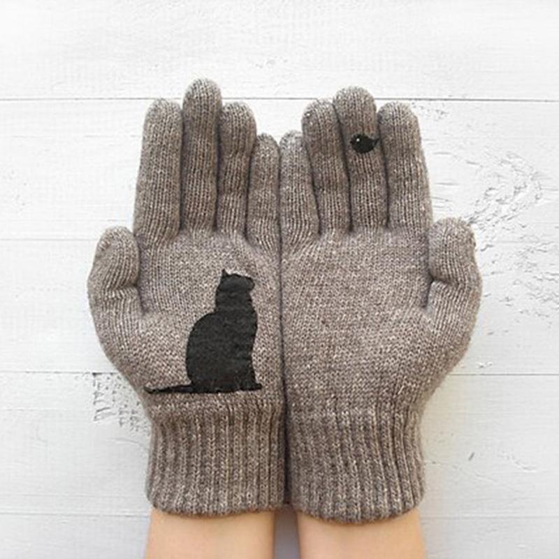 MeowMitts - Katzenfächer Baumwollhandschuhe