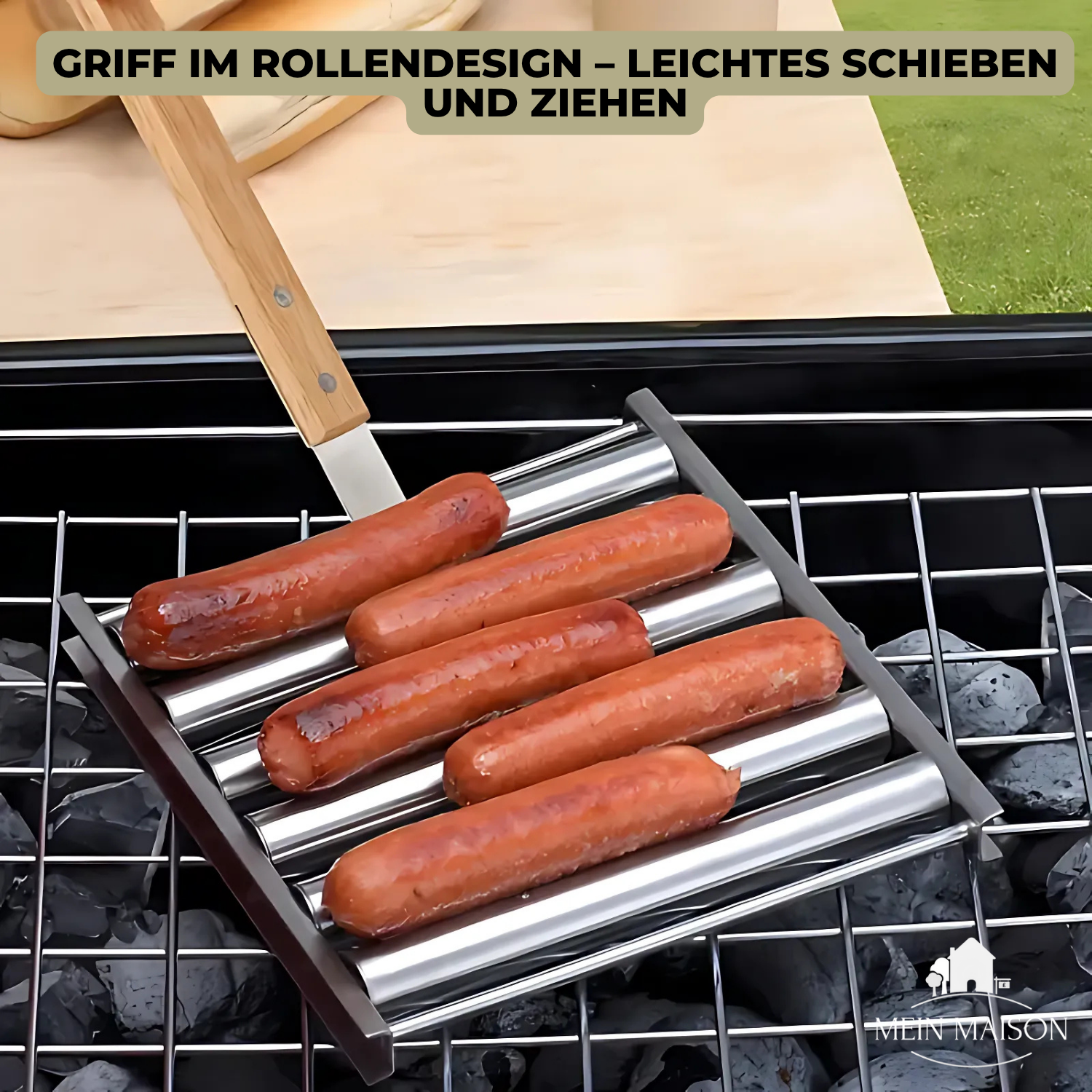 GrillRoll – Dreht Würstchen. Sorgt für Stimmung.