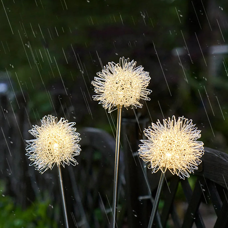 DandeLight - Wasserdichte Solar-Gartenleuchte im Pusteblumen-Design