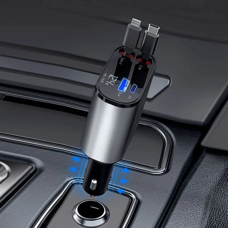 QuadCharge - Aufrollbares Schnellladegerät für das Auto